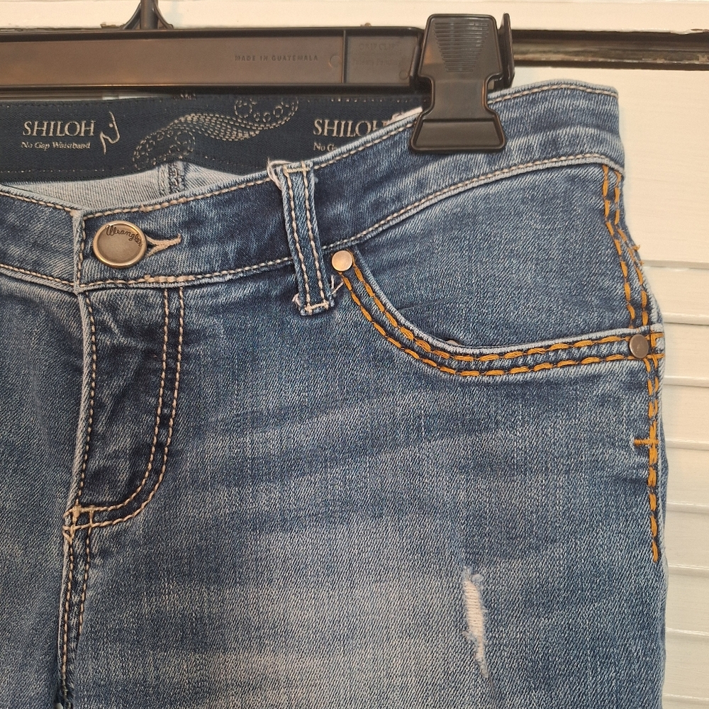 Wrangler Shiloh Distressed Straight Leg Jeans Sz 29 Tall *Y - Picture 3 of 6